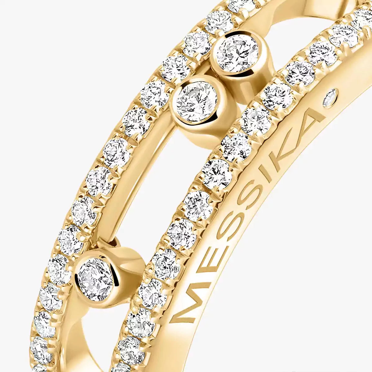 [ELAN LUXE] Baby Move Gold Diamond Pave_ Ring