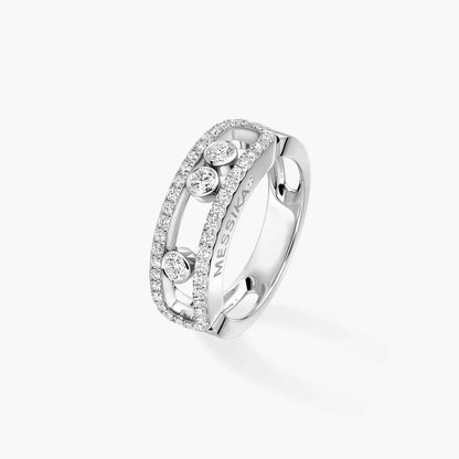 [ELAN LUXE] Move Gold Diamond Pave_ Ring
