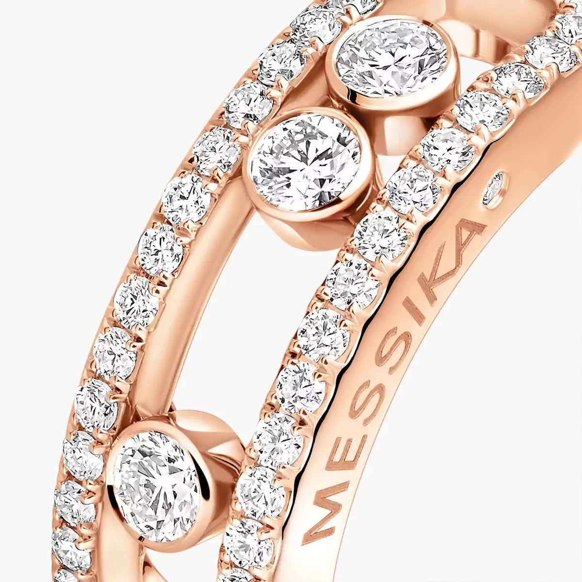 [ELAN LUXE] Move Gold Diamond Pave_ Ring