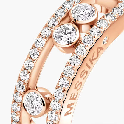 [ELAN LUXE] Move Gold Diamond Pave_ Ring