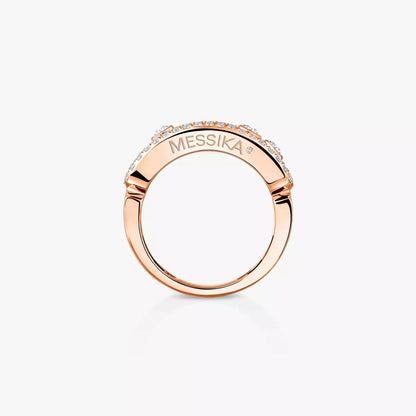 [ELAN LUXE] Move Gold Diamond Pave_ Ring