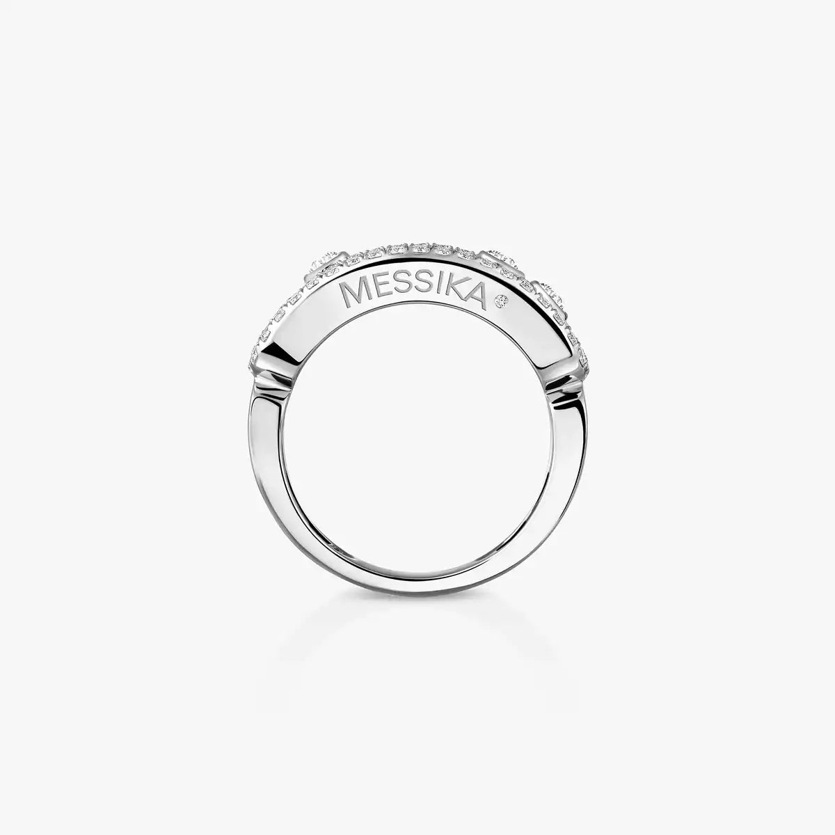 [ELAN LUXE] Move Gold Diamond Pave_ Ring