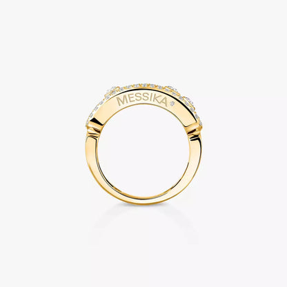 [ELAN LUXE] Move Gold Diamond Pave_ Ring
