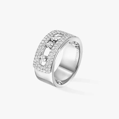 [ELAN LUXE] Move Noa Diamond Pave_ Ring