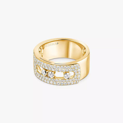 [ELAN LUXE] Move Noa Diamond Pave_ Ring