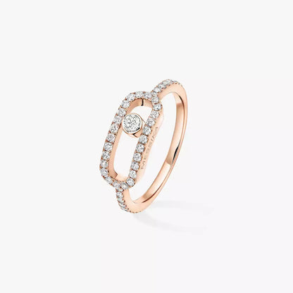 [ELAN LUXE]Move Uno Diamond Ring in Gold