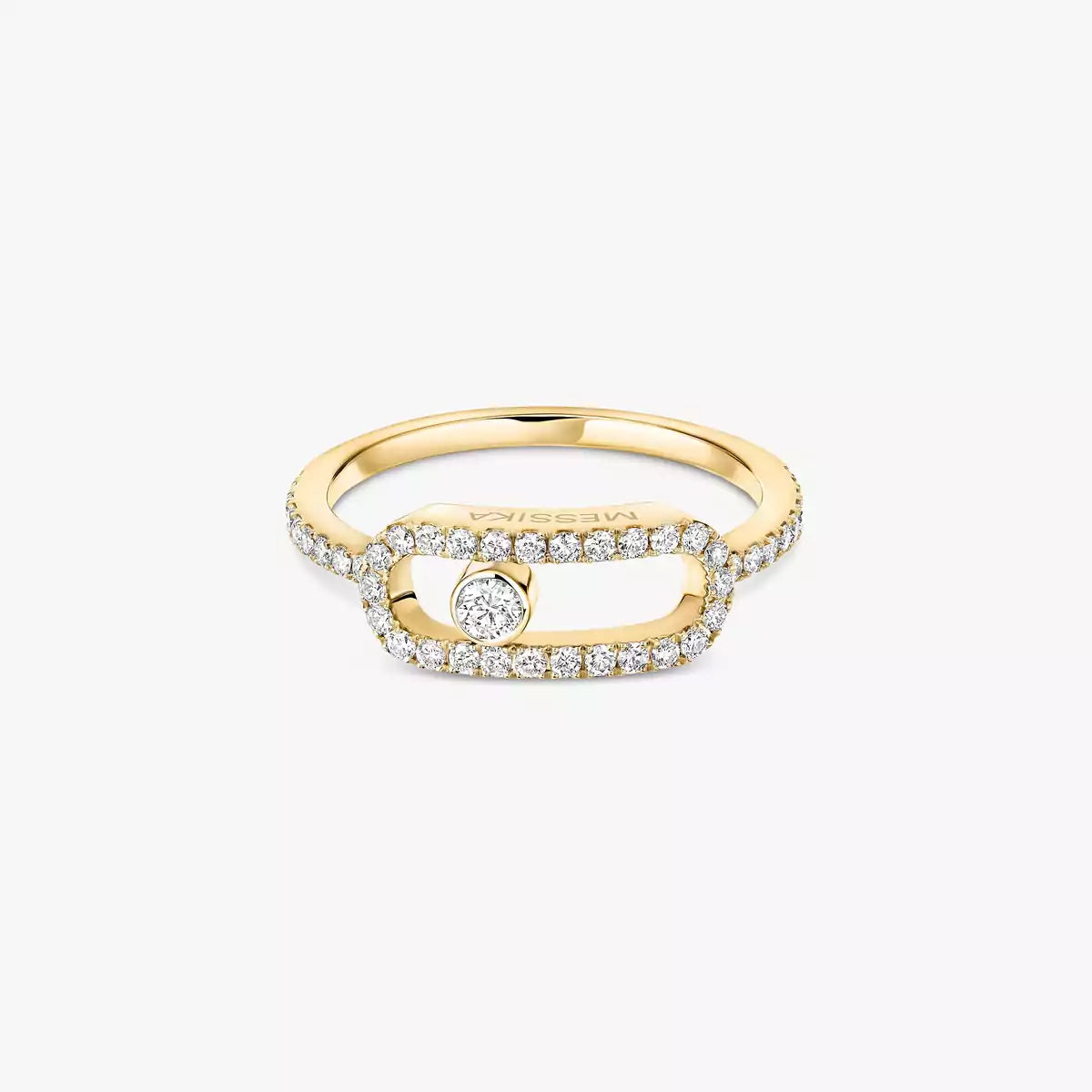 [ELAN LUXE]Move Uno Diamond Ring in Gold