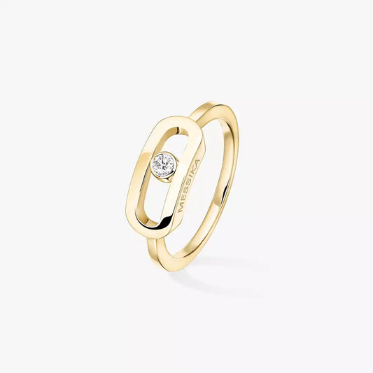 [ELAN LUXE]Move Uno Diamond Ring in Gold