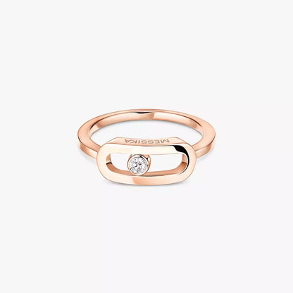 [ELAN LUXE]Move Uno Diamond Ring in Gold