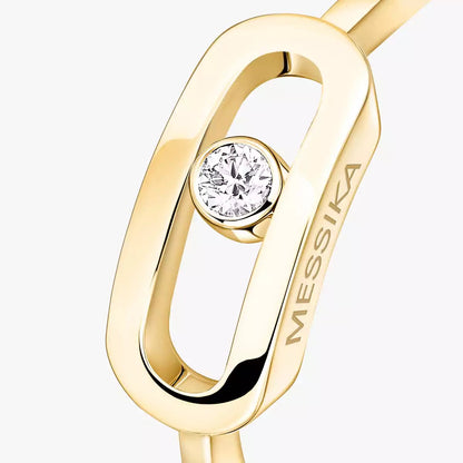 [ELAN LUXE]Move Uno Diamond Ring in Gold