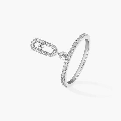 [ELAN LUXE]Move Uno Diamond Ring