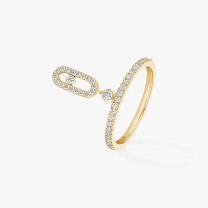 [ELAN LUXE]Move Uno Diamond Ring