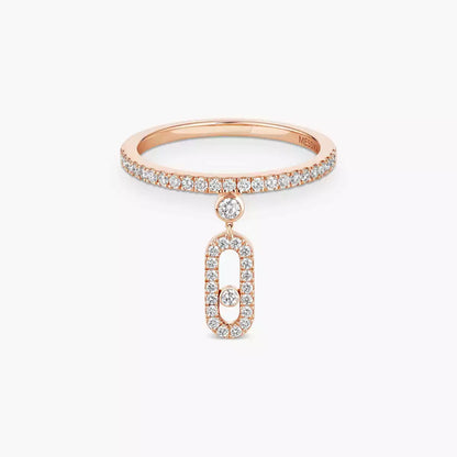 [ELAN LUXE]Move Uno Diamond Ring