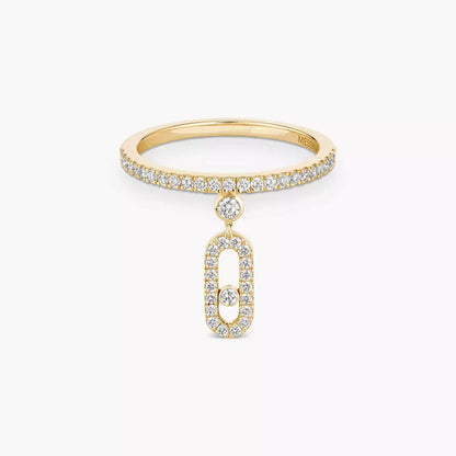 [ELAN LUXE]Move Uno Diamond Ring