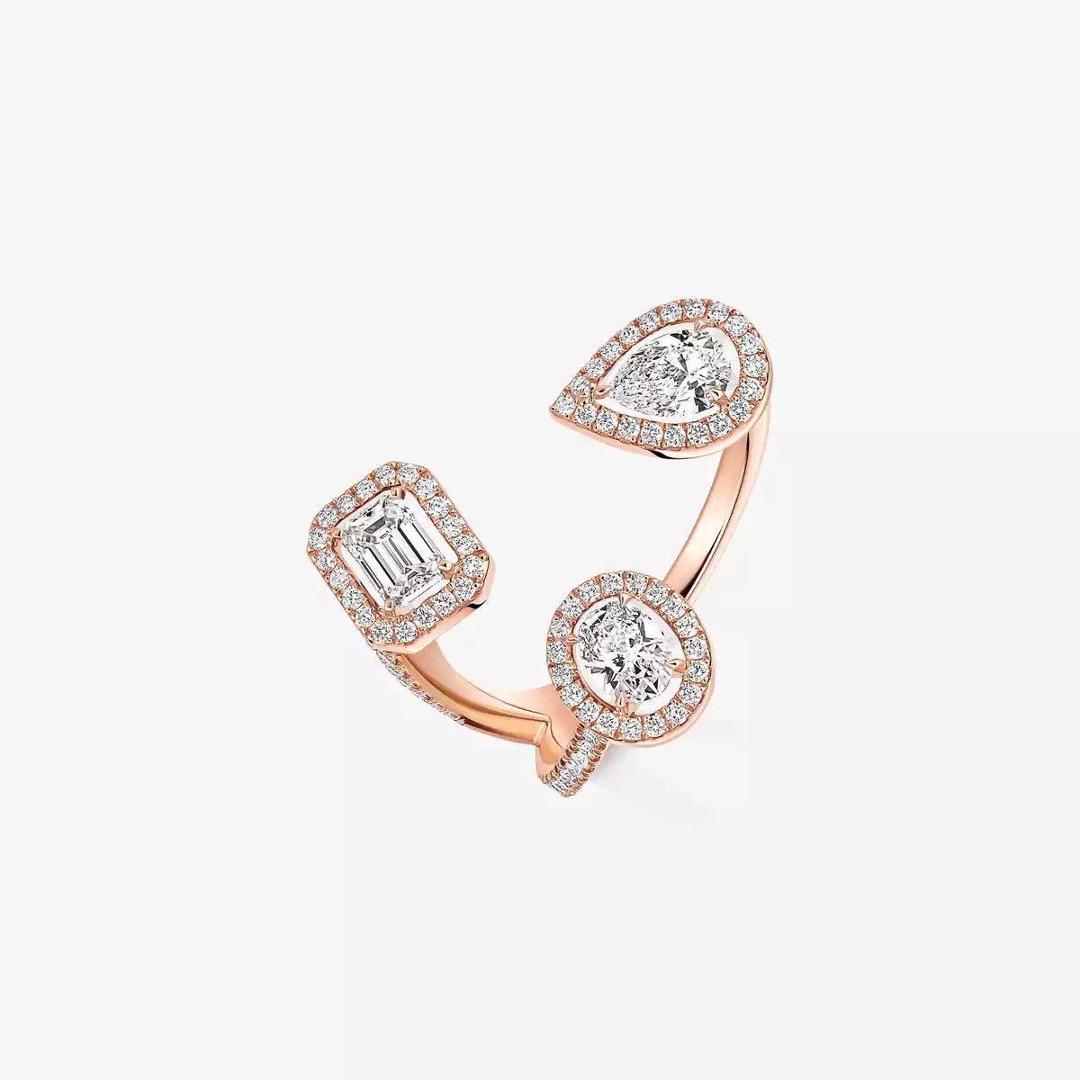 [[ELAN LUXE] Diamond Ring 0,25ct My Twin Trilogy