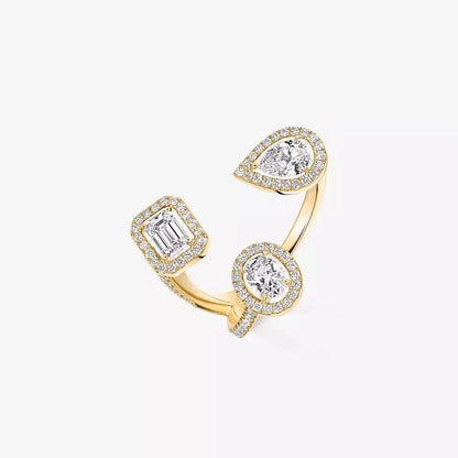 [[ELAN LUXE] Diamond Ring 0,25ct My Twin Trilogy