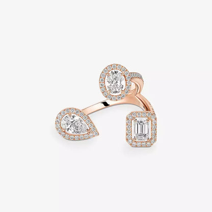 [[ELAN LUXE] Diamond Ring 0,25ct My Twin Trilogy