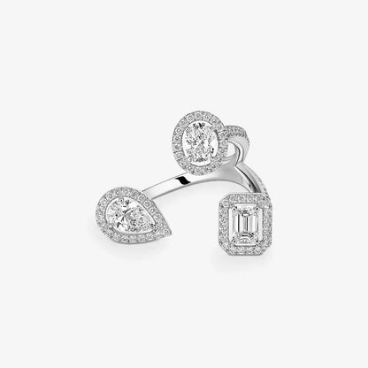 [[ELAN LUXE] Diamond Ring 0,25ct My Twin Trilogy