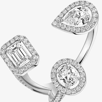 [[ELAN LUXE] Diamond Ring 0,25ct My Twin Trilogy