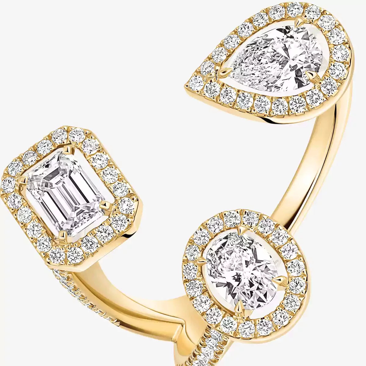 [[ELAN LUXE] Diamond Ring 0,25ct My Twin Trilogy