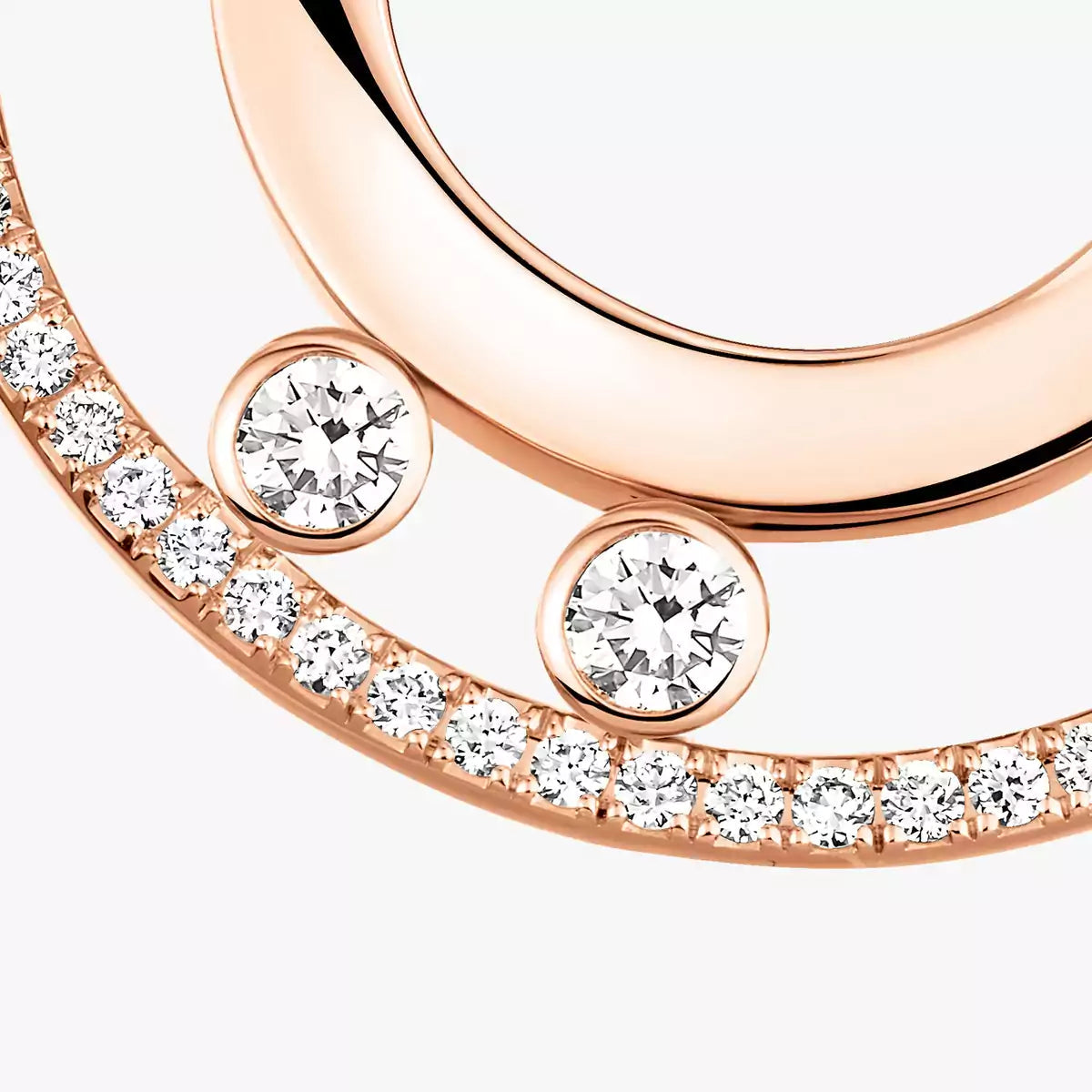 [ELAN LUXE]Move Romane Small Diamond Hoop Earrings
