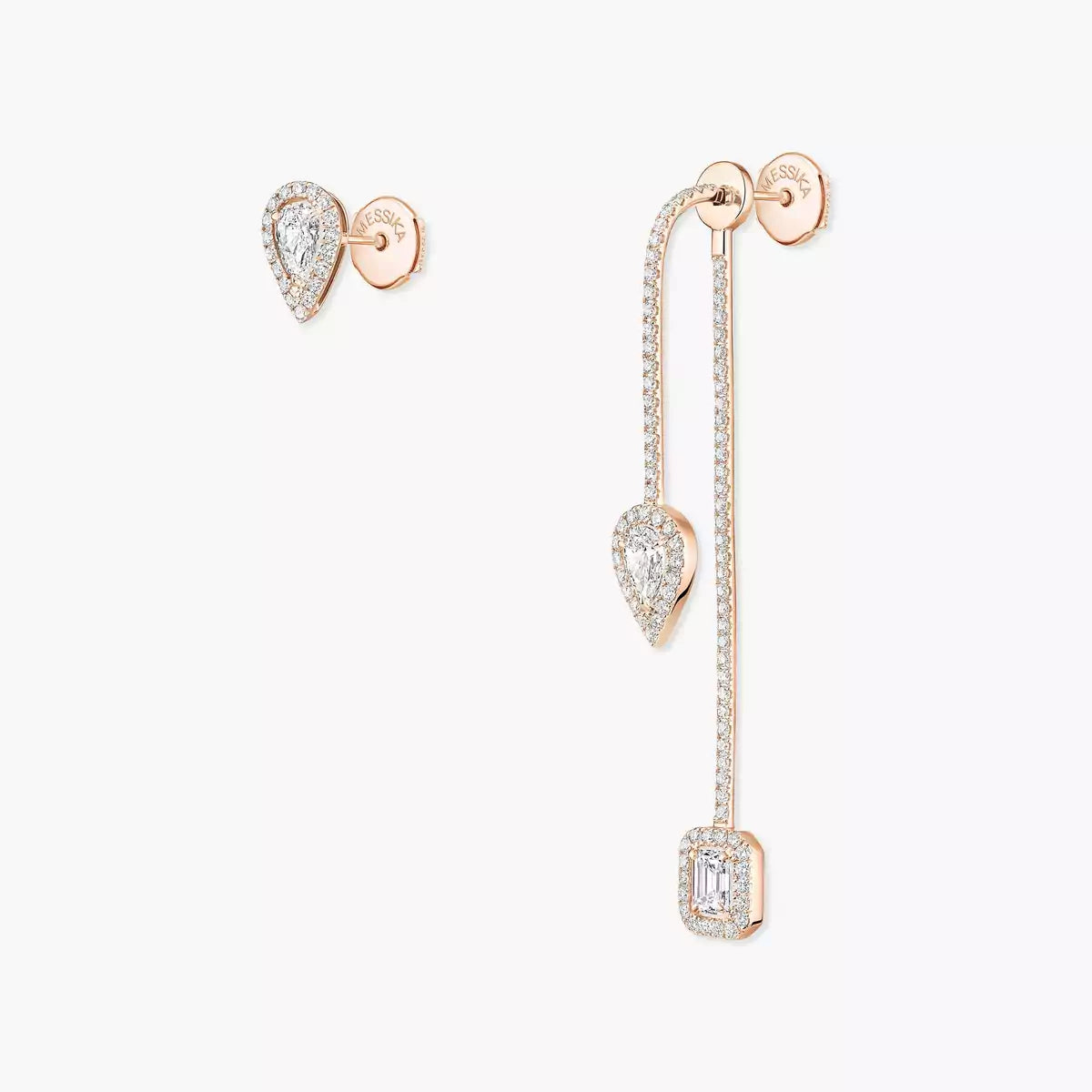 [ELAN LUXE]Diamond Drop Earrings My Twin