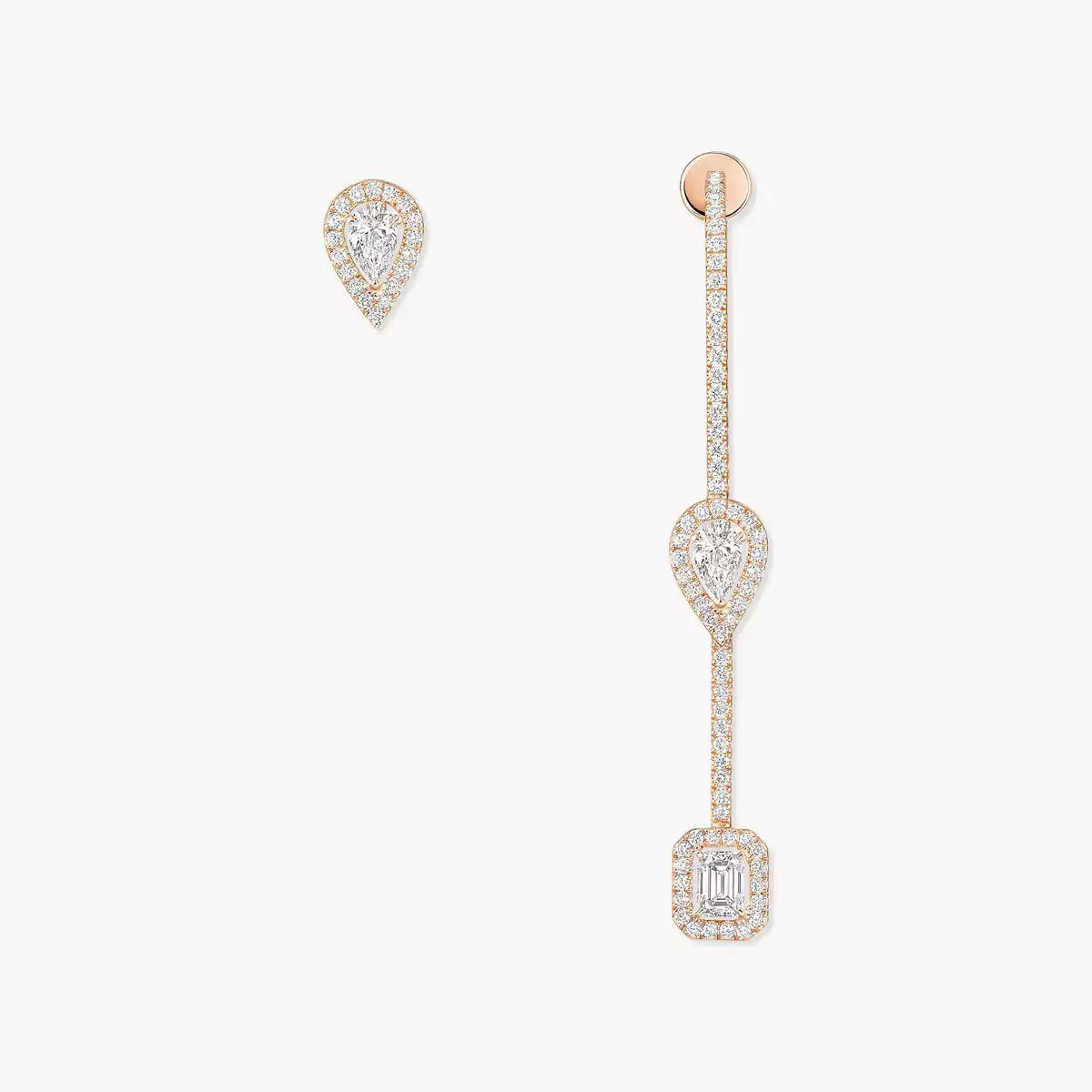 [ELAN LUXE]Diamond Drop Earrings My Twin