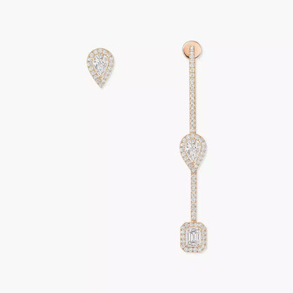 [ELAN LUXE]Diamond Drop Earrings My Twin
