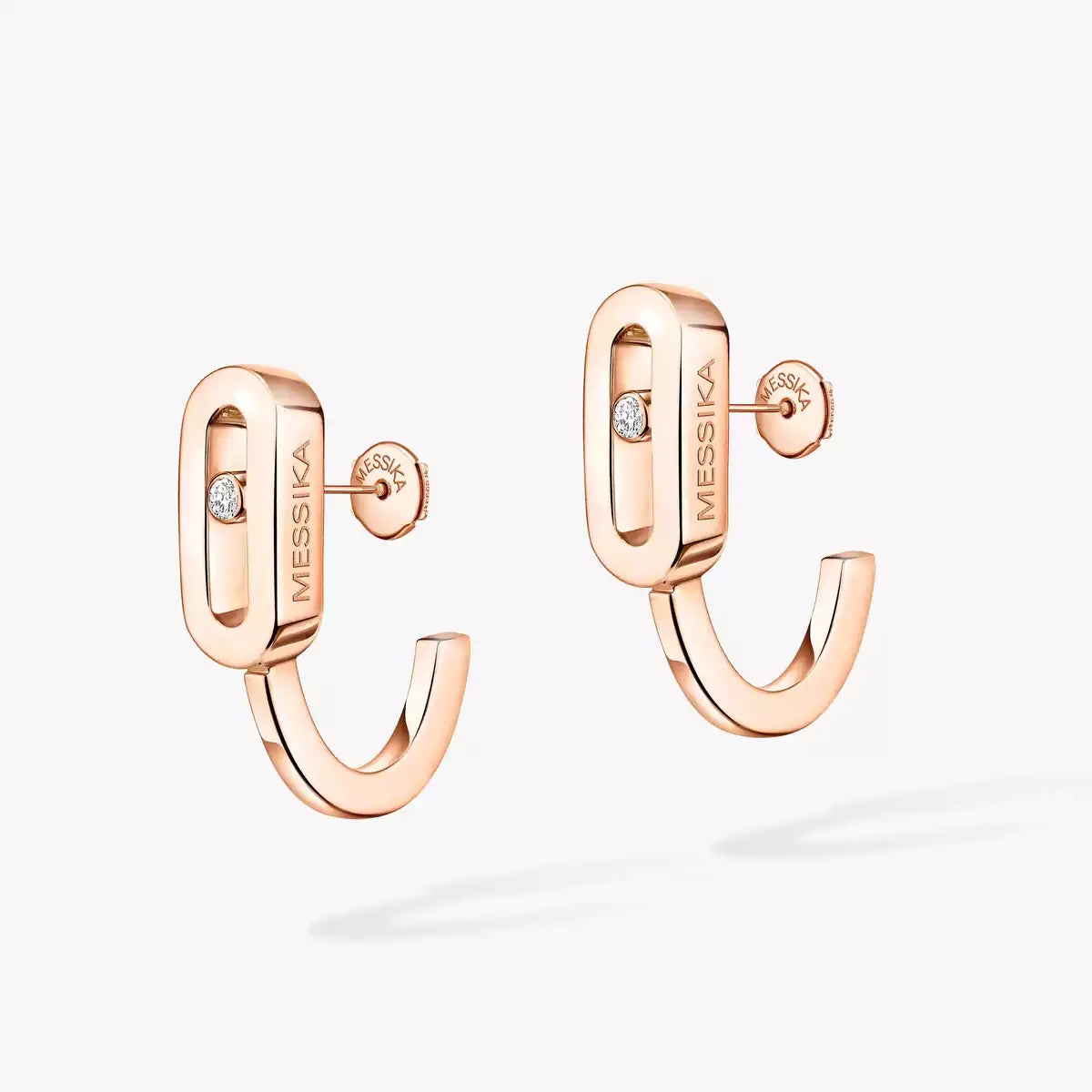 [ELAN LUXE]Diamond Mini Hoop Earrings Move Classique