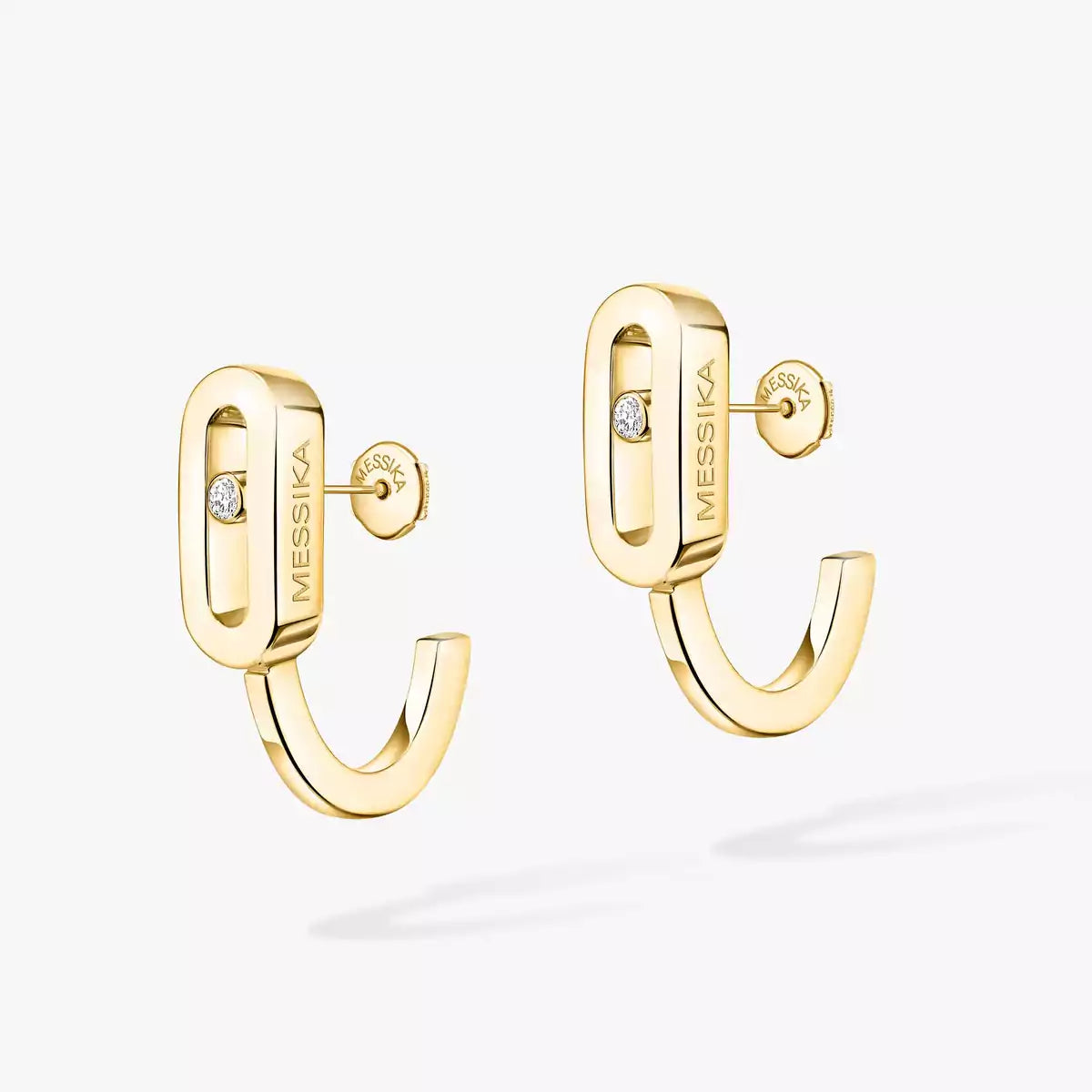 [ELAN LUXE]Diamond Mini Hoop Earrings Move Classique