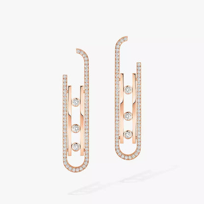 [ELAN LUXE]Diamond Pendant Earrings Move 10Th