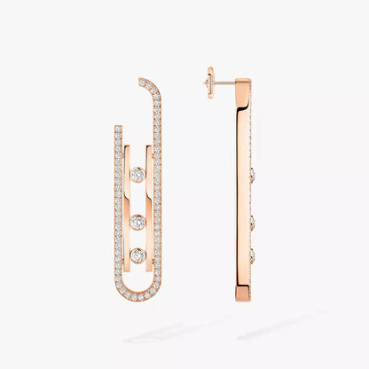 [ELAN LUXE]Diamond Pendant Earrings Move 10Th