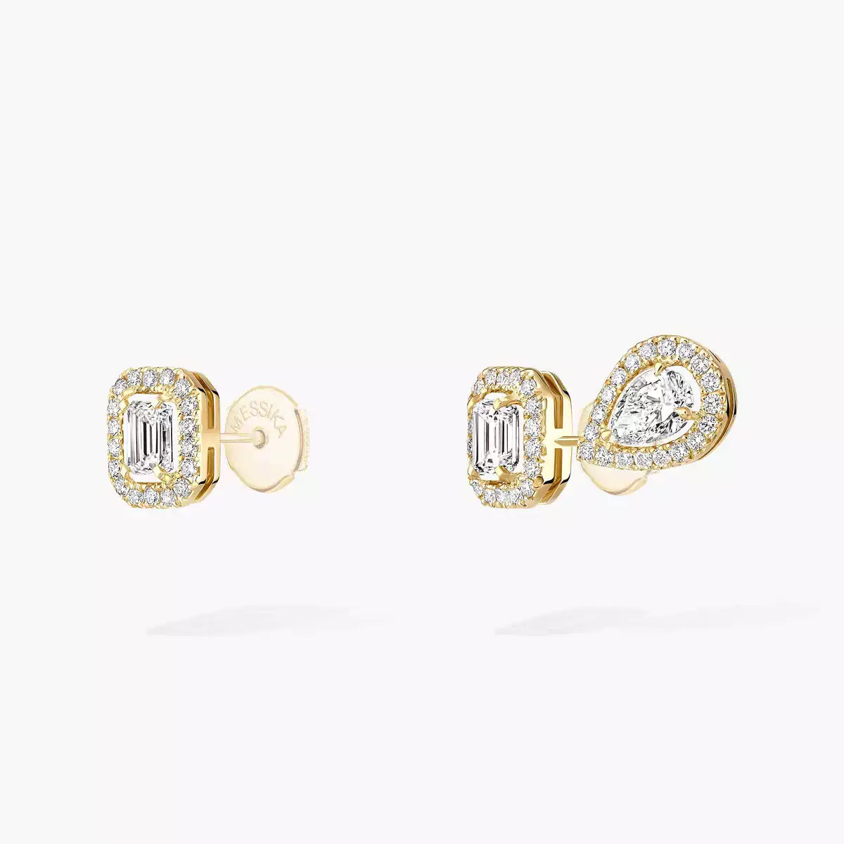 [ELAN LUXE]Diamond Earrings 0,10ct My Twin 1+2