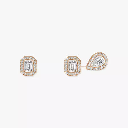 [ELAN LUXE]Diamond Earrings 0,10ct My Twin 1+2