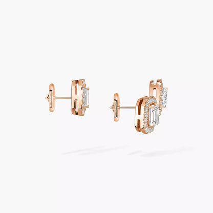 [ELAN LUXE]Diamond Earrings 0,10ct My Twin 1+2