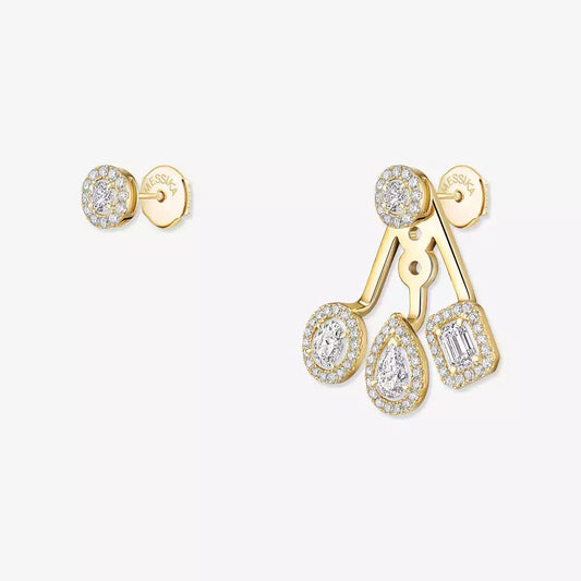 [ELAN LUXE] My Twin Trio  Diamond Earrings