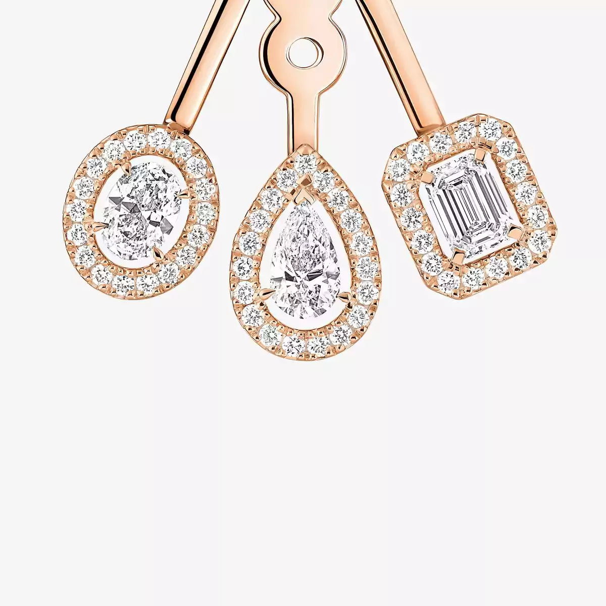 [ELAN LUXE] My Twin Trio  Diamond Earrings