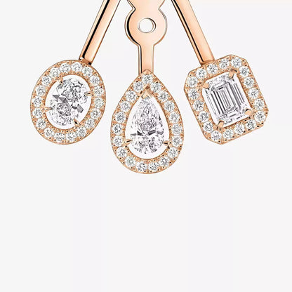 [ELAN LUXE] My Twin Trio  Diamond Earrings
