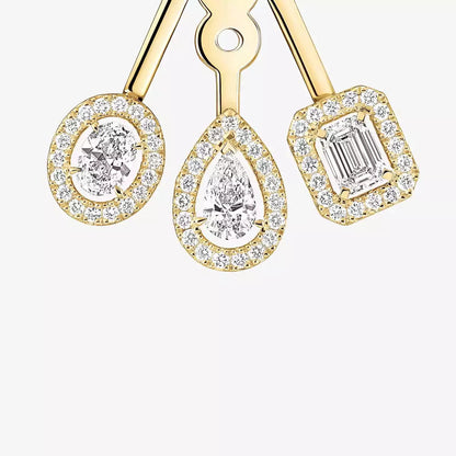 [ELAN LUXE] My Twin Trio  Diamond Earrings