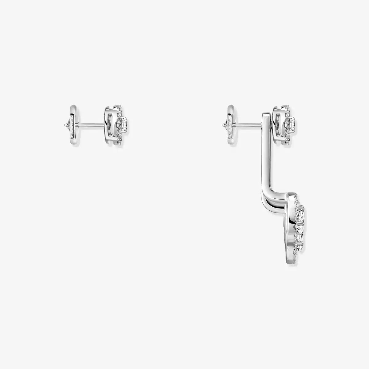 [ELAN LUXE] My Twin Trio  Diamond Earrings