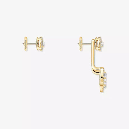 [ELAN LUXE] My Twin Trio  Diamond Earrings