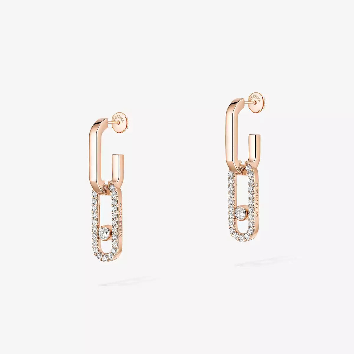 [ELAN LUXE]Move Link Diamond Earrings