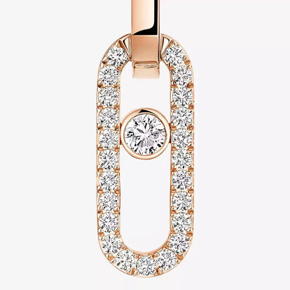 [ELAN LUXE]Move Link Diamond Earrings