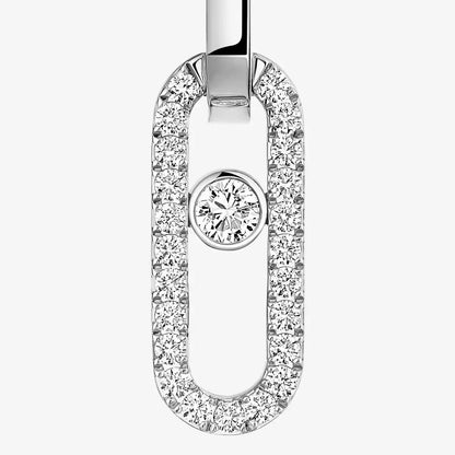 [ELAN LUXE]Move Link Diamond Earrings