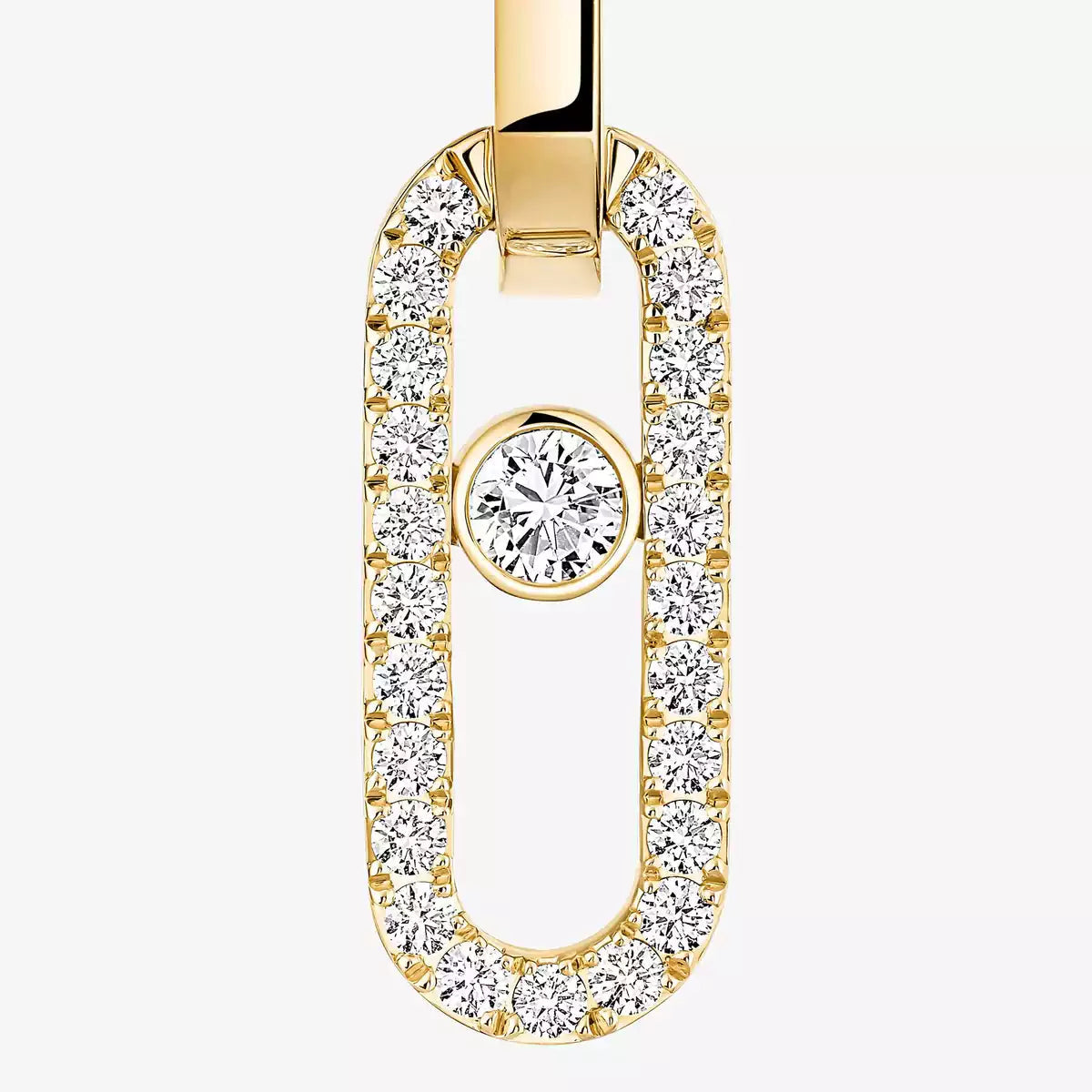 [ELAN LUXE]Move Link Diamond Earrings