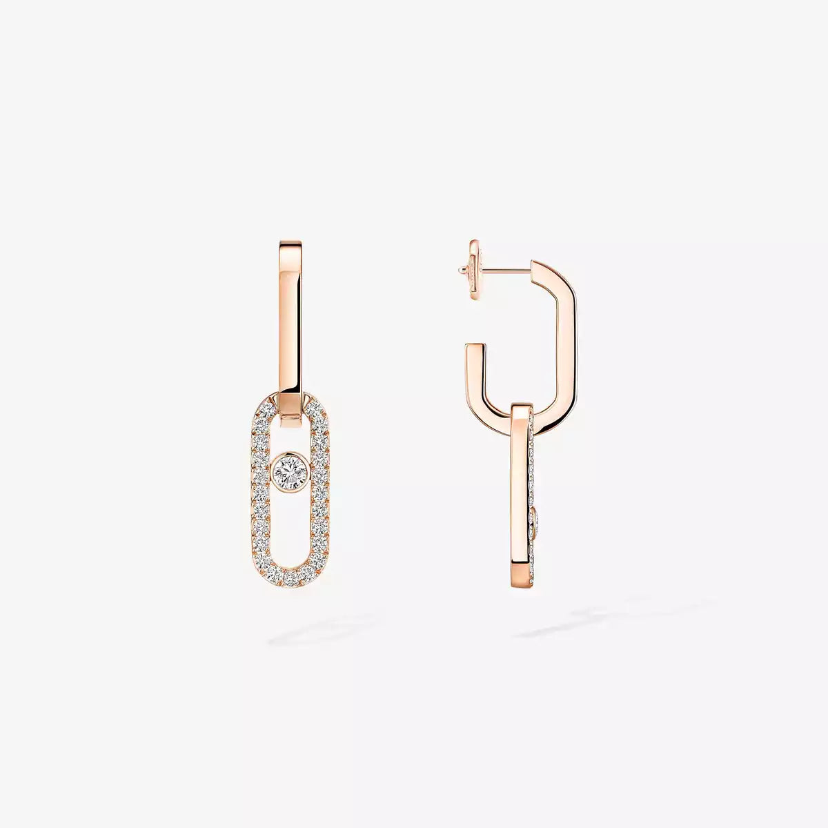 [ELAN LUXE]Move Link Diamond Earrings