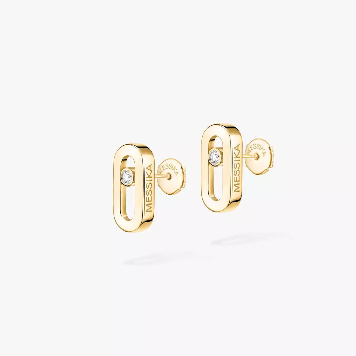 [ELAN LUXE]Move Uno Diamond Stud Earrings