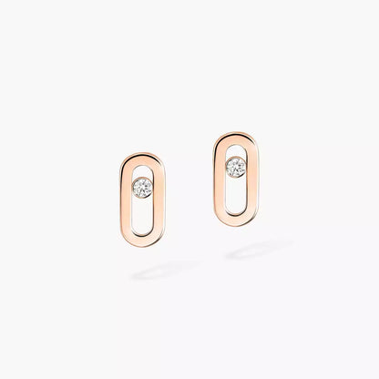[ELAN LUXE]Move Uno Diamond Stud Earrings