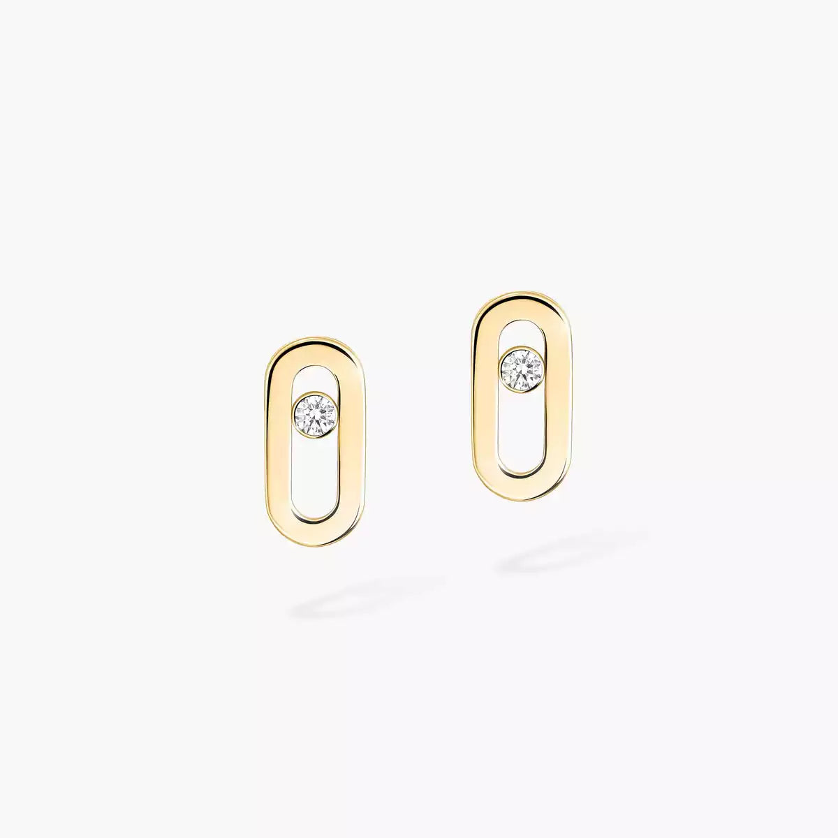 [ELAN LUXE]Move Uno Diamond Stud Earrings