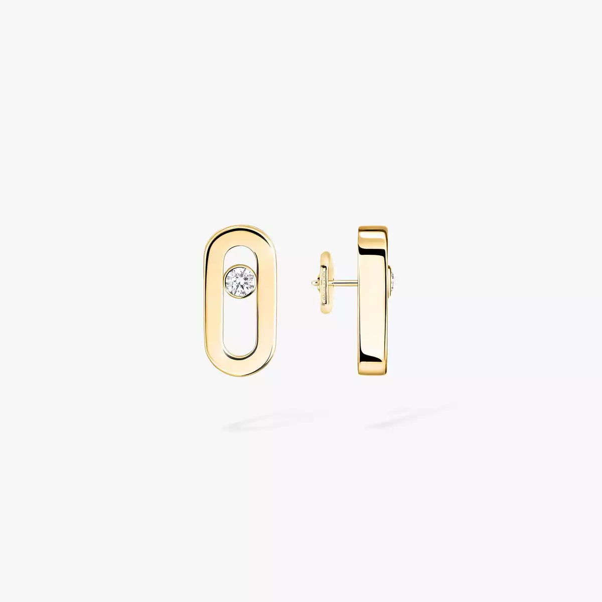 [ELAN LUXE]Move Uno Diamond Stud Earrings